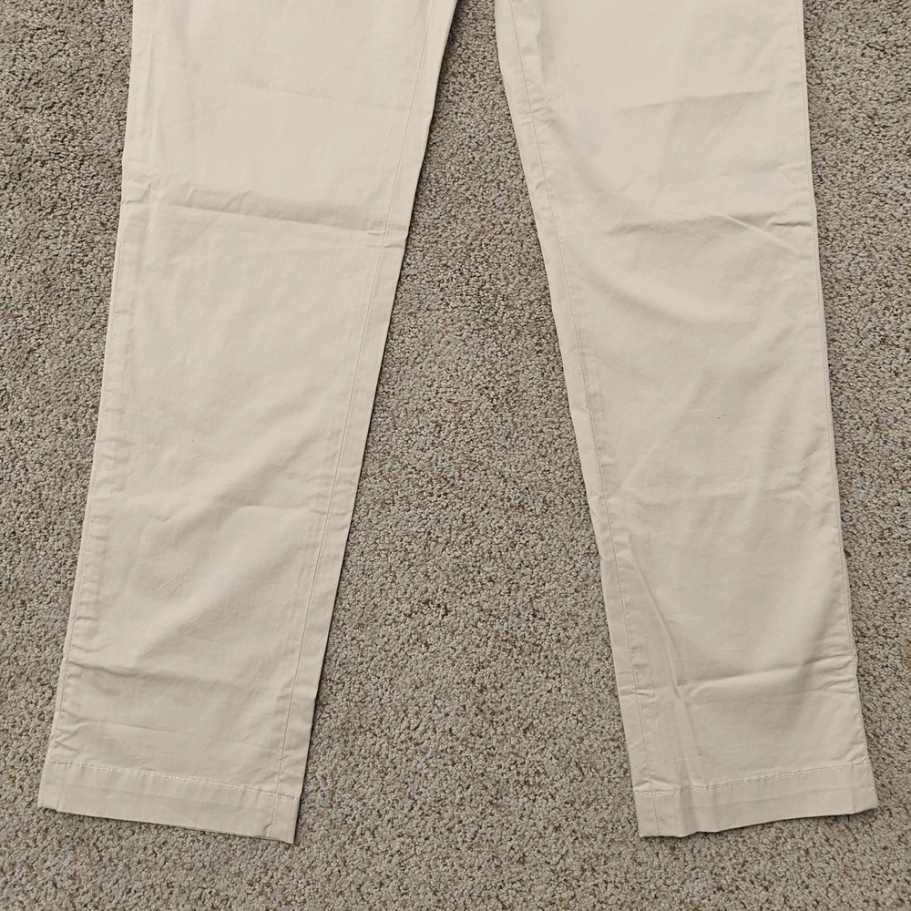 Lacoste Mens Slim Fit Chino Pants Macaroon Beige Cotton Stretch HH2739 US 33 NEW - Picture 4 of 14